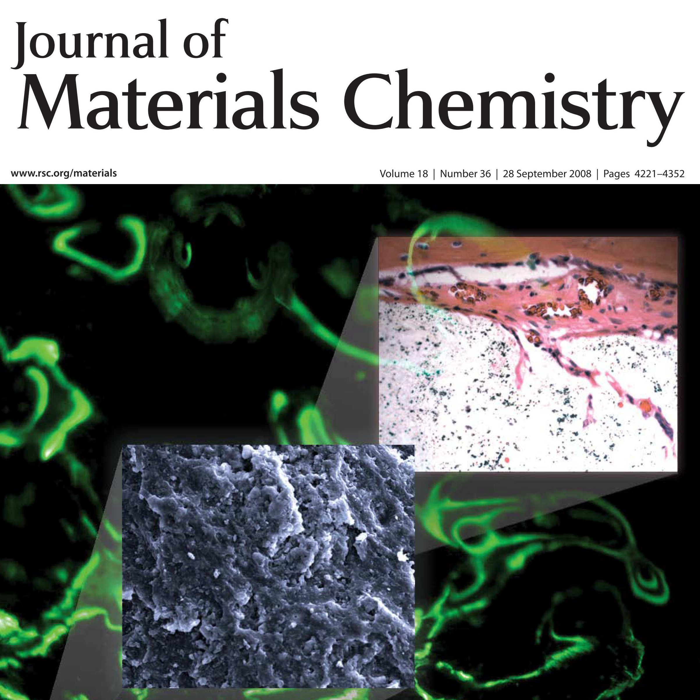 Micah Rogel, <em>Journal of Materials Chemistry</em>, 2008 Cove